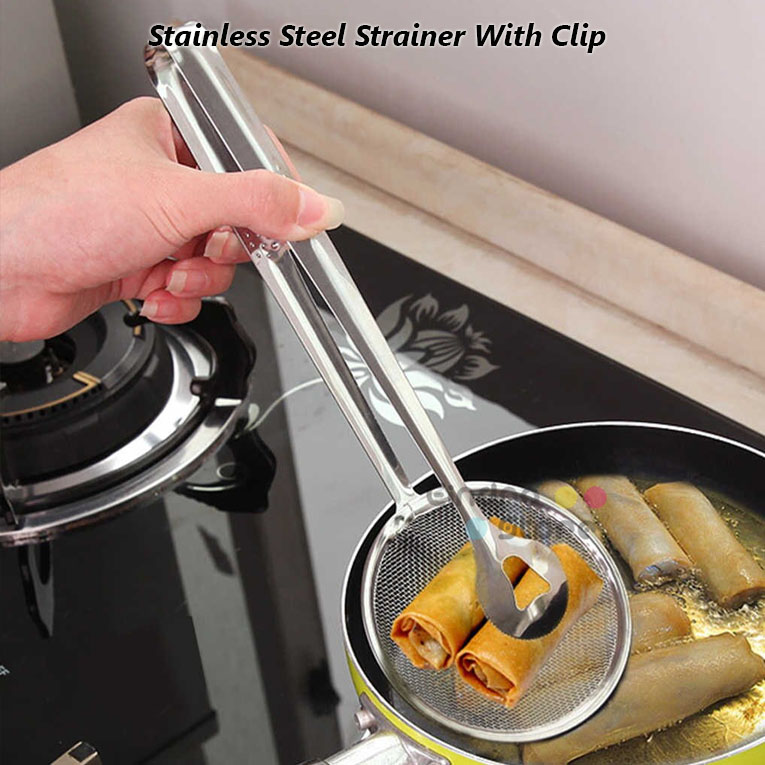 Stainless Steel Strainer With Clip